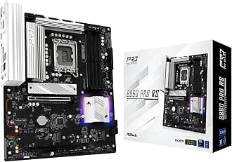 ASRock B860 Pro RS Intel Core Ultra DDR5 8666 MHz 256GB M.2 LGA1851 ATX Motherboard SATA3 6.0 Gb/s PCIe 5.0 BIOS Flashback