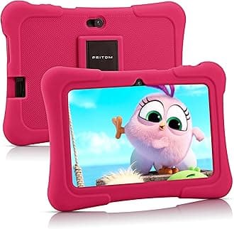 7 inch Kids Tablet | Quad Core Android 13, 32 GB ROM | WiFi,Bluetooth,Dual Camera | Educational,Games,Parental Control,Kids Software Pre-Installed with Kids-Tablet Case