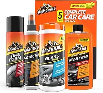 4 Piece Complete Car Care Kit ارمورال طقم العناية بالسيارات المتكامل 4 قطع, Multicolor, Car Care Kit, 13703C