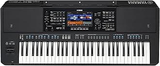 61 Keys Arranger Keyboard, Multiple Styles and Voices, Assignable Live Control Knobs PSRSX720