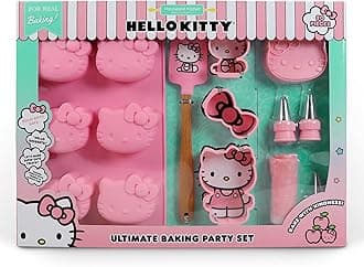 Hello Kitty Ultimate Baking Party Set with Cupcake Mold, Cookie Cutters and More