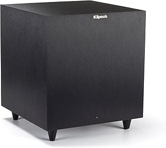Reference R-8SW Surround Subwoofer, 150 Watts Peak Power (Brushed Black Vinyl, 8-Inch)