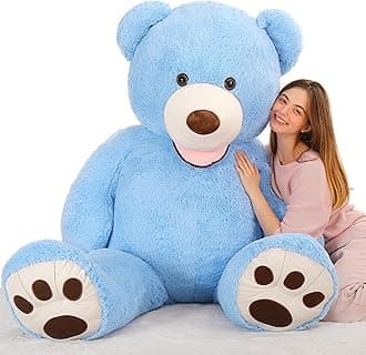 MaoGoLan Giant Teddy Bear Plush 6 Feet, Cute Valentines Day Teddy Bear Stuffed Animal with Smiling Face, Gift for Girlfriend Boyfriend Wife on Anniversary,Christmas Long Distance