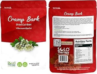 Cramp Bark Tea - 56 grams - Cramp Bark Herb Cut and Sifted - Viburnum Opulus L Resealable Bag - 56 grams - Premium Quality (Cramp Bark)