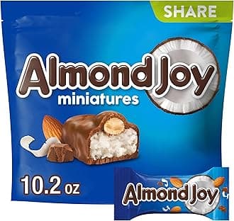 ALMOND JOY Miniatures Coconut and Almond Chocolate Candy Share Pack, 10.2 oz