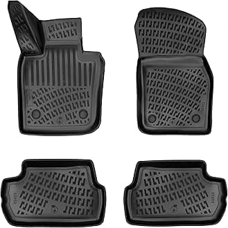 Mini Hardtop 2 Door 2014-2025 & Cooper SE (Electric) 2021-2025 & Cooper 2026 (Only 2 Doors) Custom Fit Floor Mats Rubber 3D Car Mats Laser Measured Floor Liners All Weather TPE (Front & Rear)