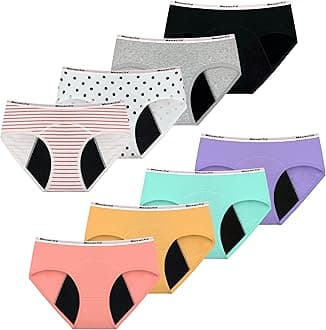Teen Girls Period Panties Underwear for Teens Period Leakproof Protective Cotton Briefs