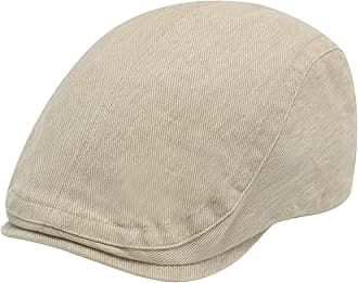 ZLYCMen Cotton Flat Cap Lightweight Ivy Irish Cabbie Driving Hat Summer Newsboy Hats