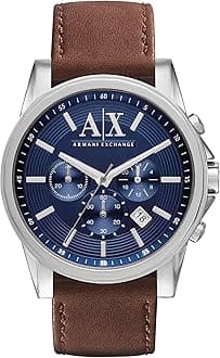 A|X Stainless Steel Chronograph Watch for Men