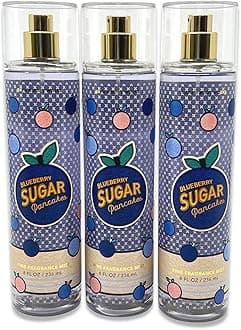 Bath & Body Works Blueberry Sugar Pancakes Fine Fragrance Mist - Lot of 3