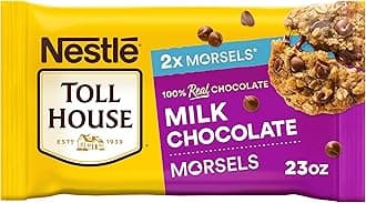 Nestle Toll House Milk Chocolate Morsels, Chocolate Chips, Baking Chips, Gluten Free 23 oz