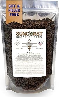 Wholesome Balance Food - Complete Nutrition with High Animal Protein, Calcium, Vitamins & Minerals, Premium Dense Food for Sugar Gliders & Small Animals - Chicken & Rice, 3 lbs