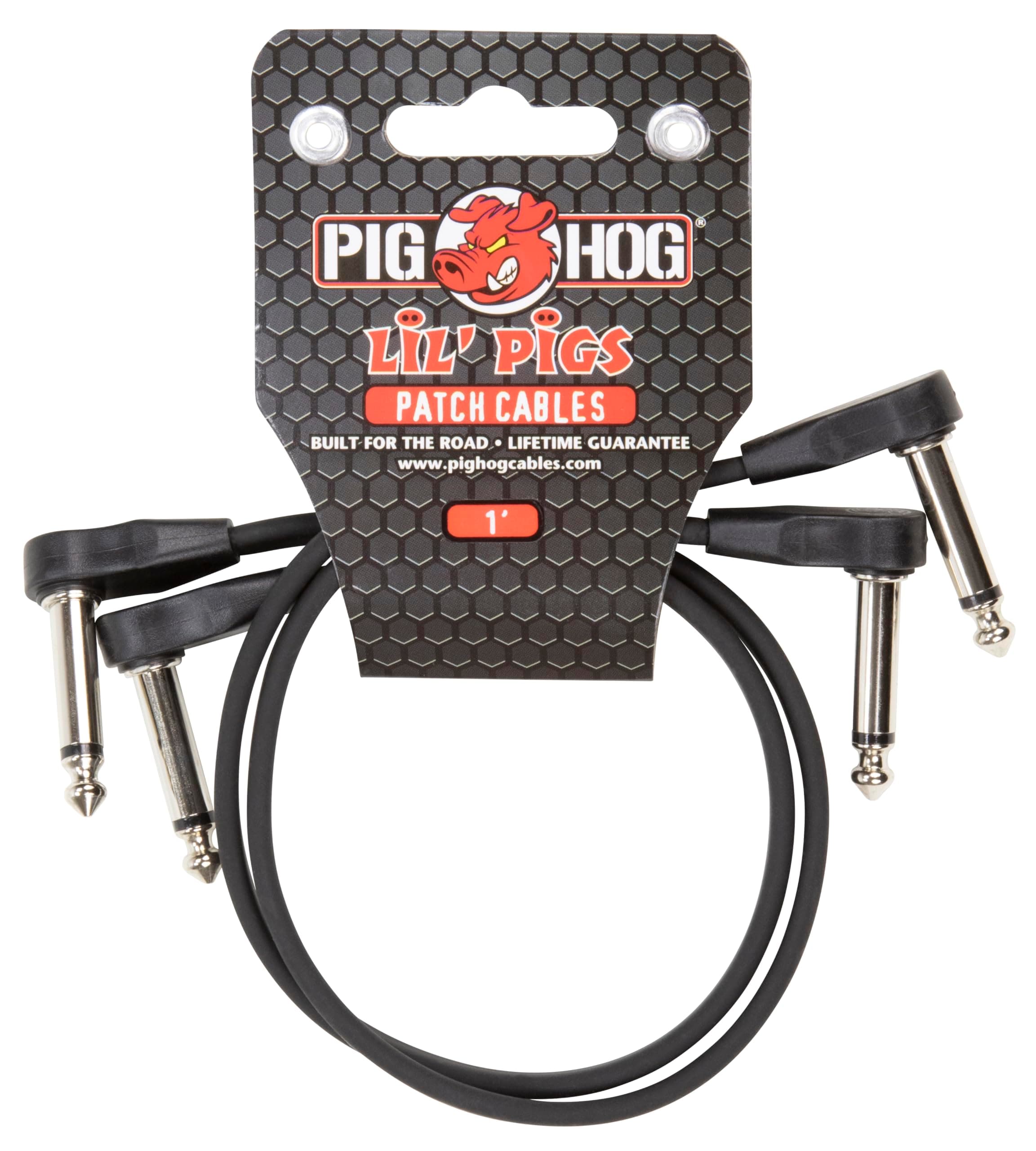 Pig Hog PHLSK1BK Low Profile Patch Cables