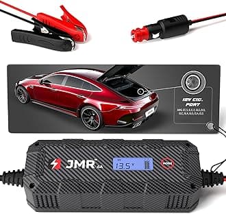 JMR Battery Charger for Mercedes-Benz AMG GT S Class G E C GLE CLS All Models Trickle Charger Conditioner Maintainer (12V Cig Port, No Lithium Mode)