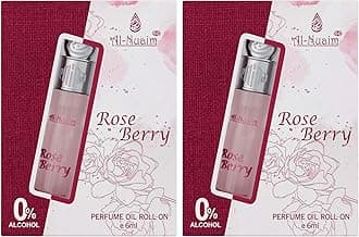 Attar Roll On for Men & Women - 6ml (Pack of 2-6ml Each, Rose Berry)