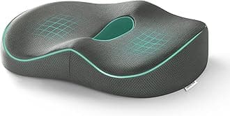 Memory Foam Seat Cushions Office Chair Seat Cushion for Tailbone Pain Relief Sciatica Pain Relief Pillow Hemorrhoid Pillow -Coccyx, Butt, Tailbone, Back, Coccyx, Sciatica, Car, Wheelchair Chair Pads…