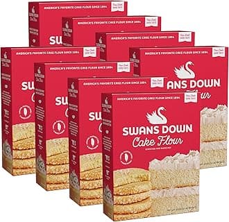 Swans Down Regular Cake Flour, 32oz Box (Pack of 8)
