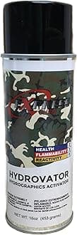 Hydrographic Film Activator - 16 Oz Aerosol Spray Can Hydrovator Hydro Graphic Film Water Transfer Printing Hydro Dipping Dip
