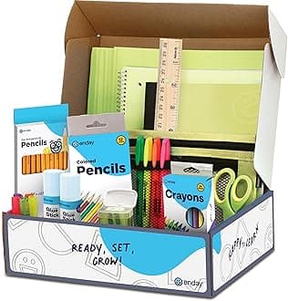 School Supplies Kit Green