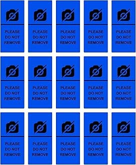Tamper-Evident Camera Block Void Stickers – Privacy Protection Seals | Anti-Tamper Security Labels for Mobile & Laptop | Void If Removed | Non-Removable Destructible Stickers 20x40mm (100)