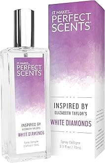 Perfect Scents Fragrances Inspired by Elizabeth Taylor's White Diamonds Women’s Eau de Toilette Paraben Free Never Tested on Animals 2.5 Fluid Ounces