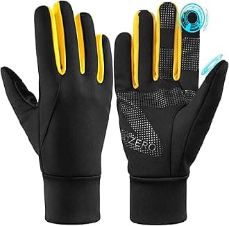 OZERO Winter Touchscreen Gloves for Men: Warm Running Gloves Windproof Water Resistant - Lightweight Thermal Glove for Hiking Cycling Driving