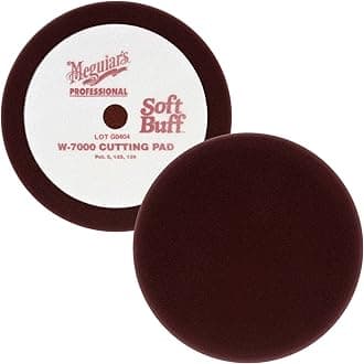 MEGUIAR'S MGL-WRFC7 W7000 Mirror Glaze Professional Soft Buff 8" Foam Cutting Pad