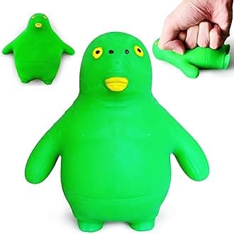 Green Head Fish Stretchy Toys Squishy Stress Balls for Kids (1-Pack) Squishy Ball Fidget Toys Splat Stress Ball Fidget Toy Stress Relief Toy Autism Sensory Toys for Autistic Children Party Favors
