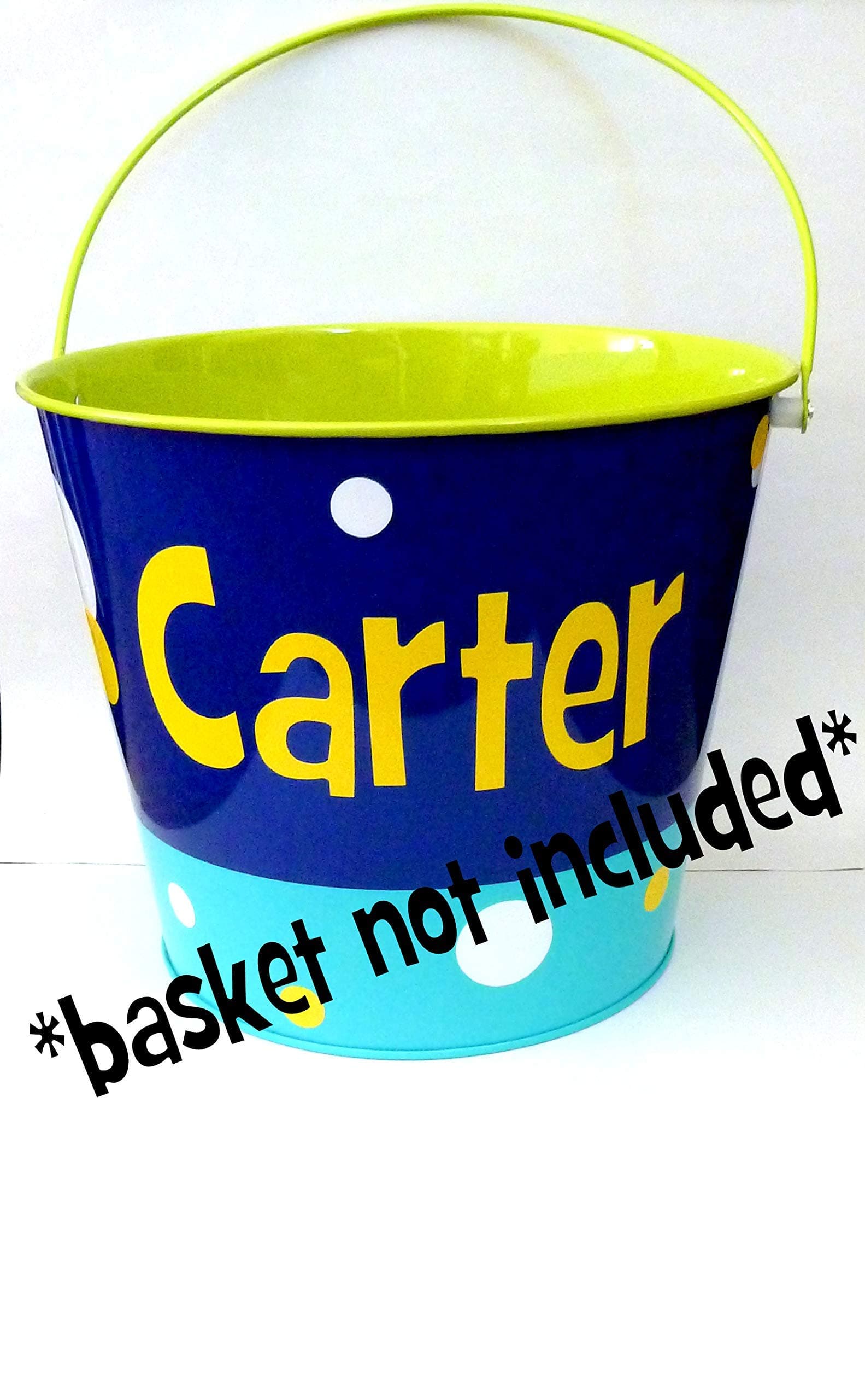 Personalized Easter Basket Vinyl Only Custom Easter Bucket Decals DIY Boy Girl Kit Easter Decal Easter Sticker Boy Girl Easter Basket