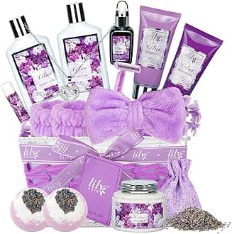 Mothers Day Gifts for Women 17-Piece Bath and Body Gift Set for Mom - Spa Gift Basket Set, Pampering Bath Set | Valentines Day, Birthday Gifts, Christmas Perfect Holiday Gift for Her