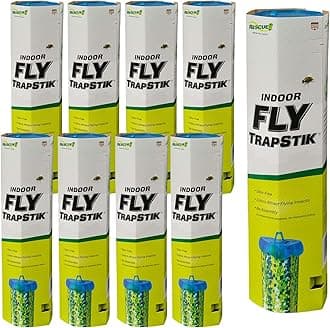 RESCUERESCUE! Non-Toxic TrapStik for Flies – Indoor Hanging Fly Trap - 9 Pack