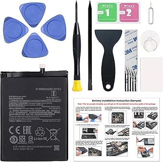 New Upgraded Battery for Redmi Note 8 Pro, BM4J Replacement Battery Compatible with Redmi Note 8 Pro, with Repair Tools & Instruction