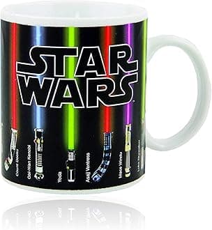 Benair USA Star Wars Mug, Lightsabers Appear With Heat (12 oz) - Fragile