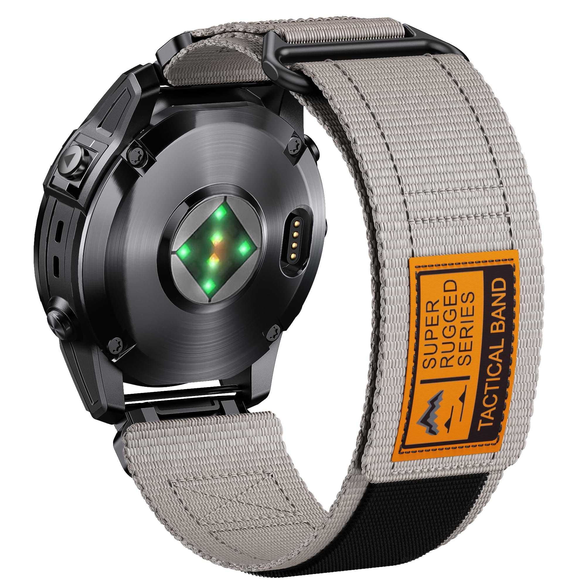 Dado Nylon Quick Fit Strap 26 mm width Compatible with Garmin Fenix 7X | Fenix 6X | Fenix 5X | Fenix 5P | 5 Plus | Fenix 6X Pro | Epix Pro 51mm | Tactix 7 Pro | Enduro 2 | Descent Mk2i/3i