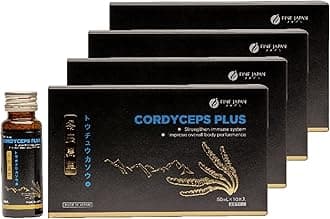 FINE JAPAN Cordyceps Plus: Premium Cordyceps Mushroom Extract and Macadamia Blend - Smart Drops Adaptogenic Mushrooms, Organic Mushroom Supplement for Energy & Immunity, Liquid Cordyceps (Pack of 40)