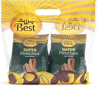 SUPER PISTACHIOS BAG 375G TWIN PACK