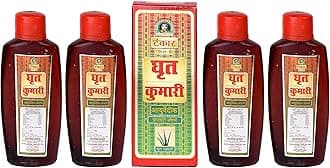 Tankar ghrit kumari ayurvedic hair oil for hair growth,100ml (Pack of 4) | Dandruff control, hair fall control, scalp health, stress relief and relaxation, chemical free hair oil