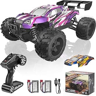 High Speed Car,Large Remote Control Truck 4X4 RTR Fast RC Cars for Adults,All Terrains RC Monster Truck Off Road Hobby Electric Vehicle Toys Birthday Christams Gifts for Kids