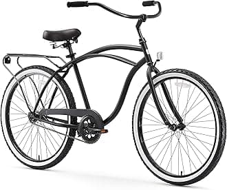 sixthreezero Around The Block Men’s Beach Cruiser Bicycle OR eBike 250W and 500W Electric Bike, 24-Inch and 26-Inch