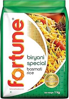 Biryani Special Basmati Rice, 1 kg |Extra Long Grain Basmati rice (Up to 24 mm) | Ideal for Biryani