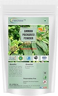 neotea Organic Euphorbia Hirta Powder | Amman Pacharisi | 300 GM (10.58 OZ) Pack of 1 | Premium Quality Herbal Supplement | 100% Pure and Natural | Boosts Immunity