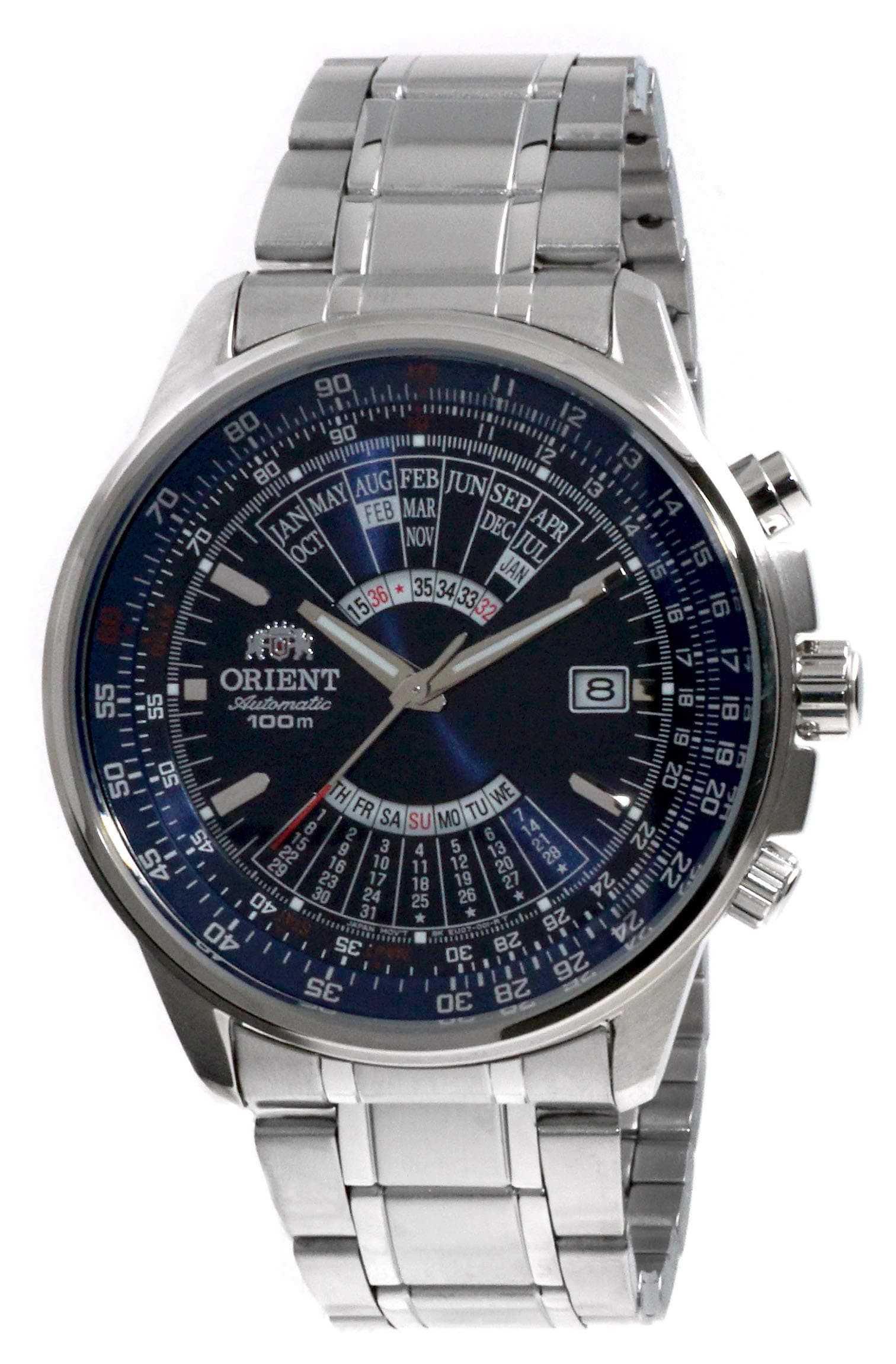 Orient Automatic Clock Multi Year Calendar FEU07008DX Eu07008d