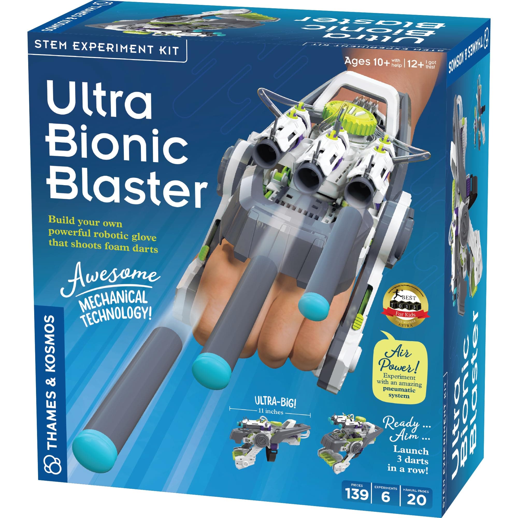 Thames & Kosmos Ultra Bionic Blaster, Kids Science Kit, Learning Resources for Pneumatics, STEM Toys for Science Experiments, Age 10+ with Help & Age 12+ Alone