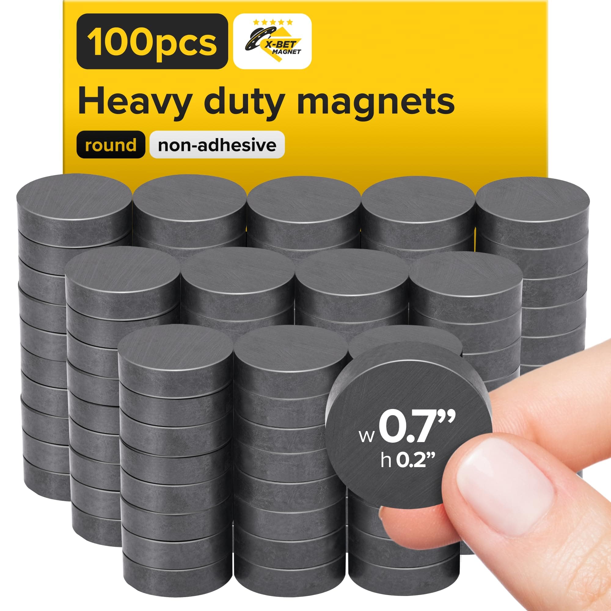 Round Ceramic Magnets 100 PCs