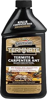 Spectracide Terminate Termite & Carpenter Ant Killer Concentrate, Kills Termites, Ants and Carpenter Ants, 32 fl Ounce