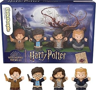 Little People Collector Harry Potter and the Prisoner of Azkaban Movie Special Edition Set for Adults & Fans, 4 Figures in a Display Package, HVG47
