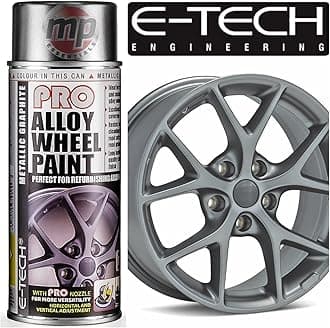 PRO 400ml Aerosol Spray Alloy Wheel Refurbish, Refresh & Customise Paint (Metallic Graphite)