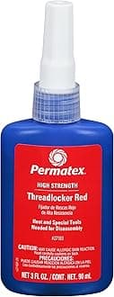 27183 High Strength Threadlocker Red, 90 ml
