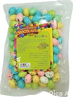 Bonabon Easter Eggs Chocolate Dotted Beans – 500g | Colorful Candy-Coated Chocolate Beans | Perfect for Easter, Parties, and Gifting