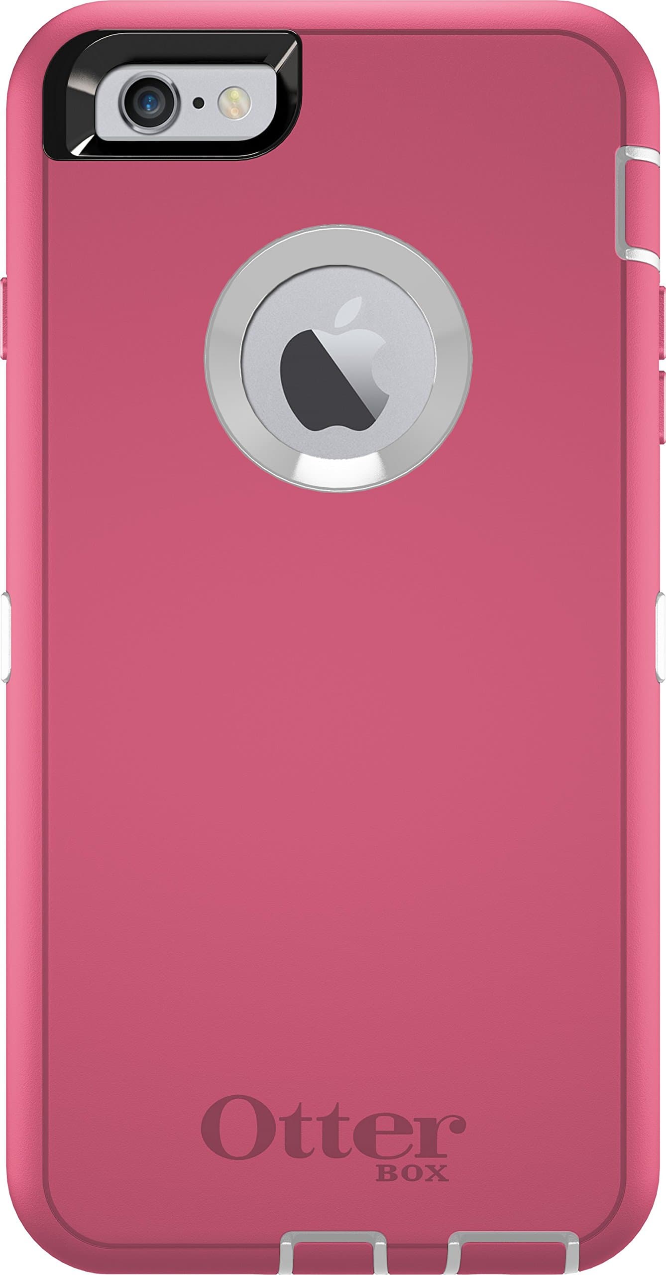 OTTERBOX Defender iPhone 6 PLUS/6s Plus Case - Retail Packaging - Hibiscus Frost (White/Hibiscus Pink)